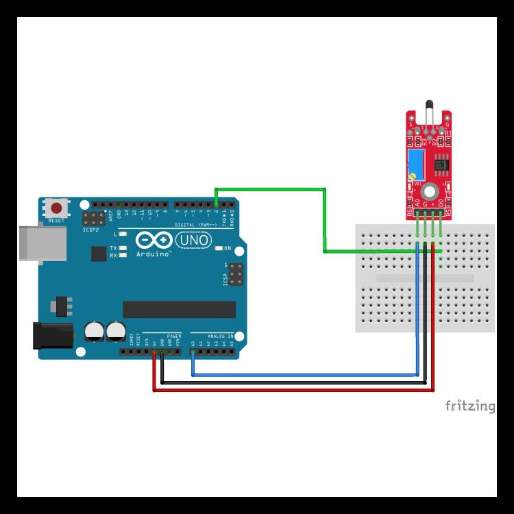 Mô đun cảm biến nhiệt độ kỹ thuật số Ky-028 (Arduino) Code 1254