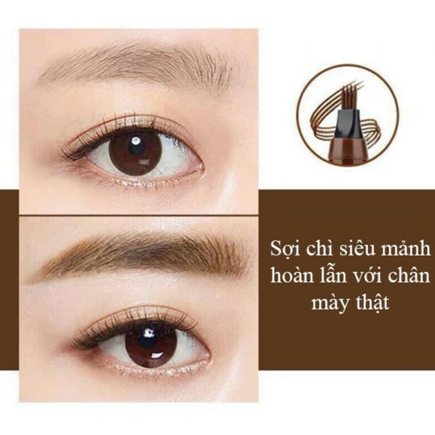 Bút chì kẻ chân mày phẩy sợi 4D chống nước lâu trôi, bút kẻ mắt dụng cụ trang điểm makeup chuyên nghiệp – Chetanic | BigBuy360 - bigbuy360.vn