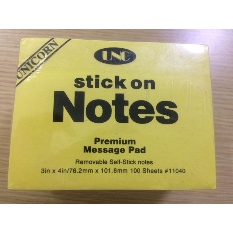 Giấy note UNC 3x2, 3x3, 3x4, 3x5