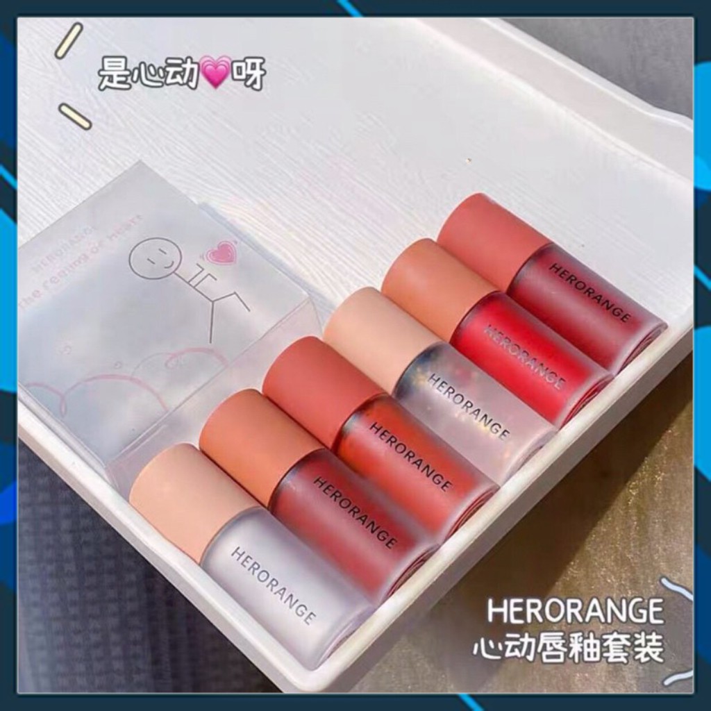 SÉT 3 CÂY SON HEORANGE LÙN BẢN MINI SIÊU XINH