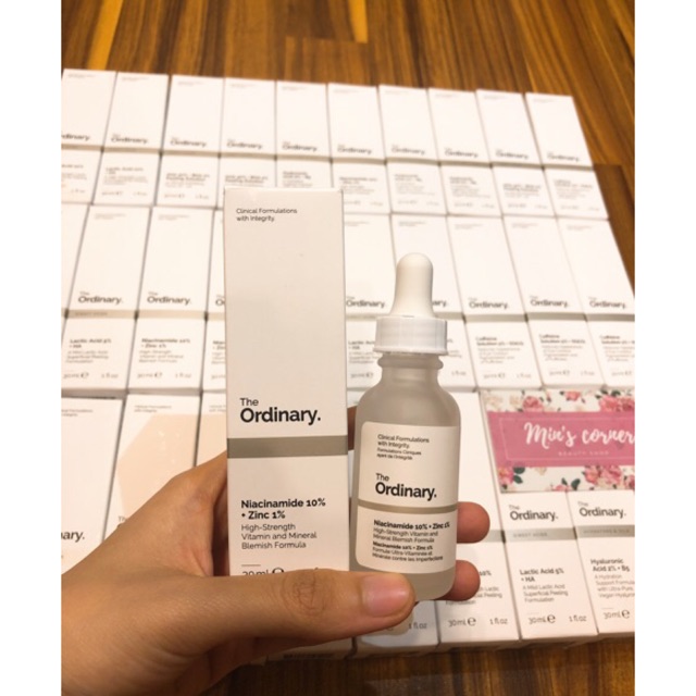 (Bill US-sẵn) Serum The Ordinary Niacinamide 10% Zinc 1% 30ml