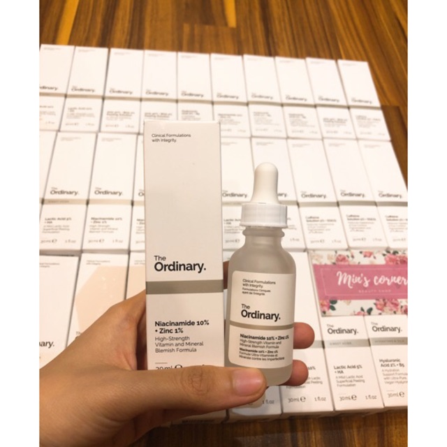 (Bill US-sẵn) Serum The Ordinary Niacinamide 10% Zinc 1% 30ml