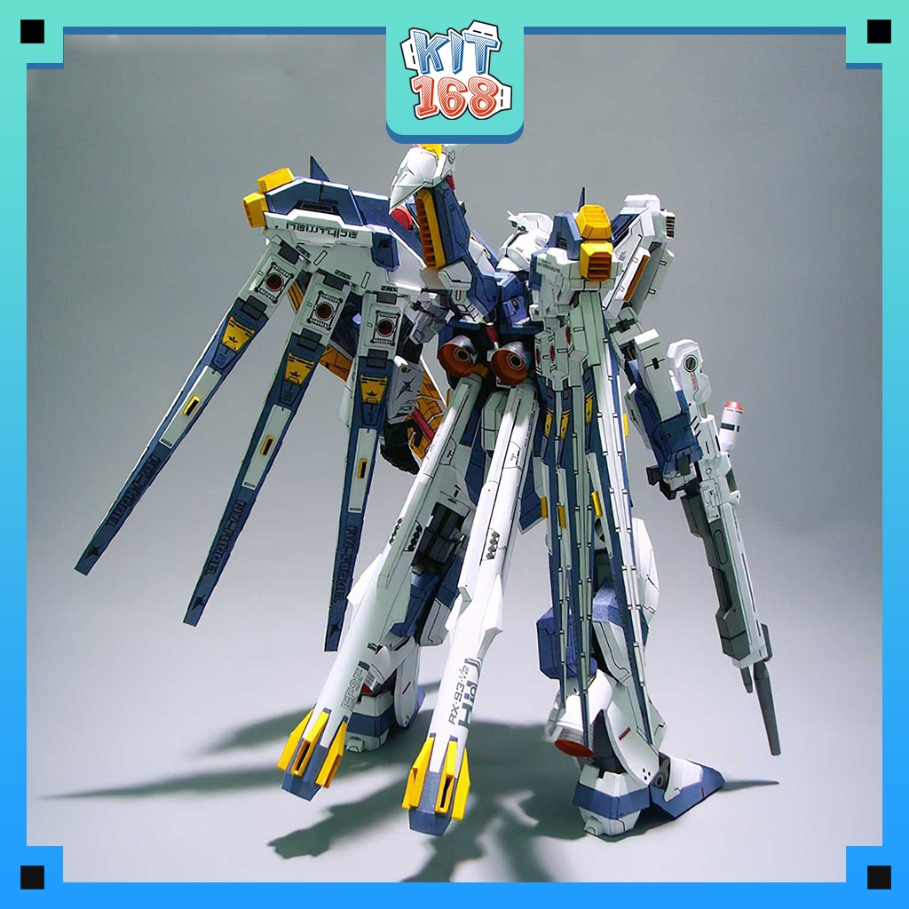Mô hình giấy Anime game Robot RX-93-V2 Hi-v Gundam ver 2