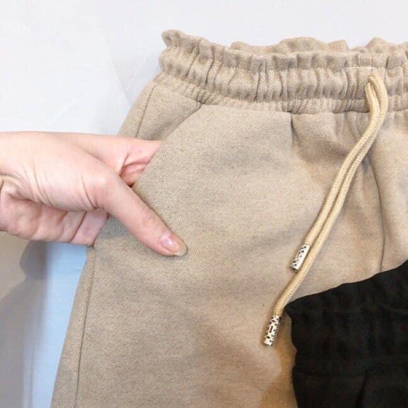 Baggy dạ Hàn cạp chun