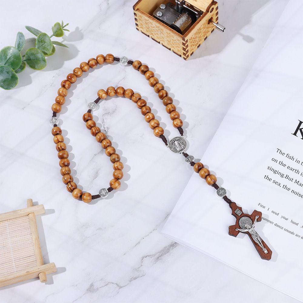 Vòng cổ Chuỗi Hạt Gỗ Cầu Nguyện Độc Đáo