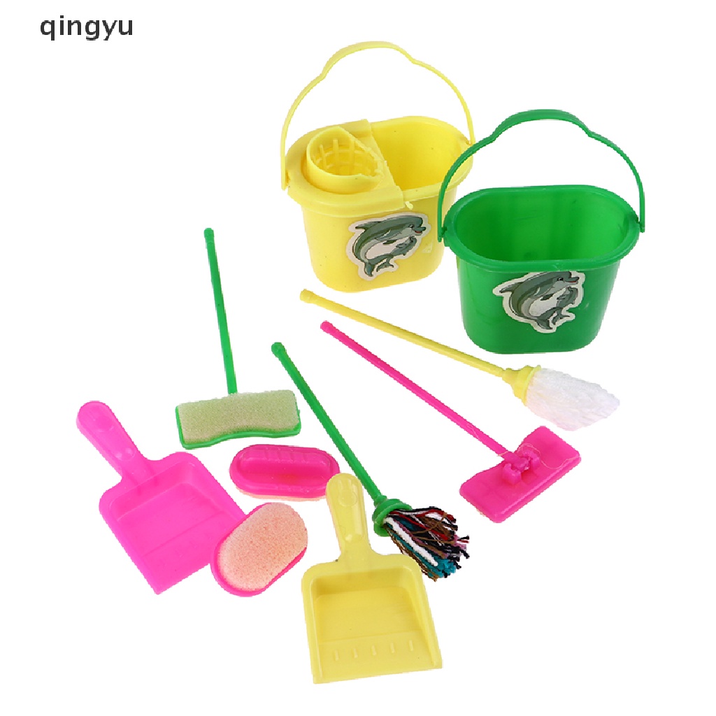 Bộ 5 Dụng Cụ Vệ Sinh Nội Thất Cho Nhà Búp Bê