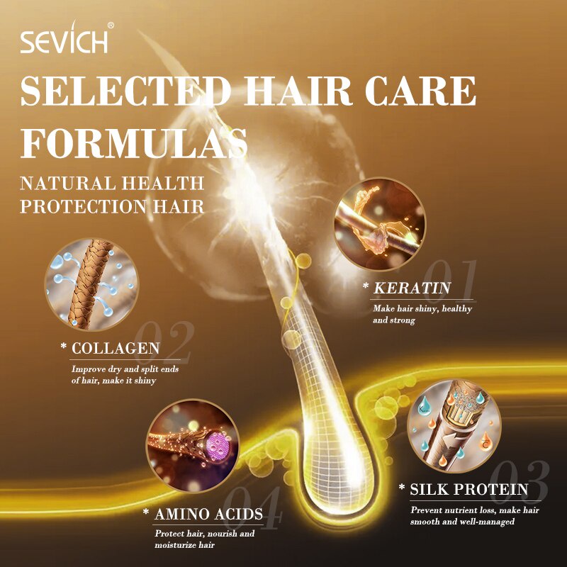 Bột SEVICH bổ sung collagen hỗn hợp phục hồi tóc 25g