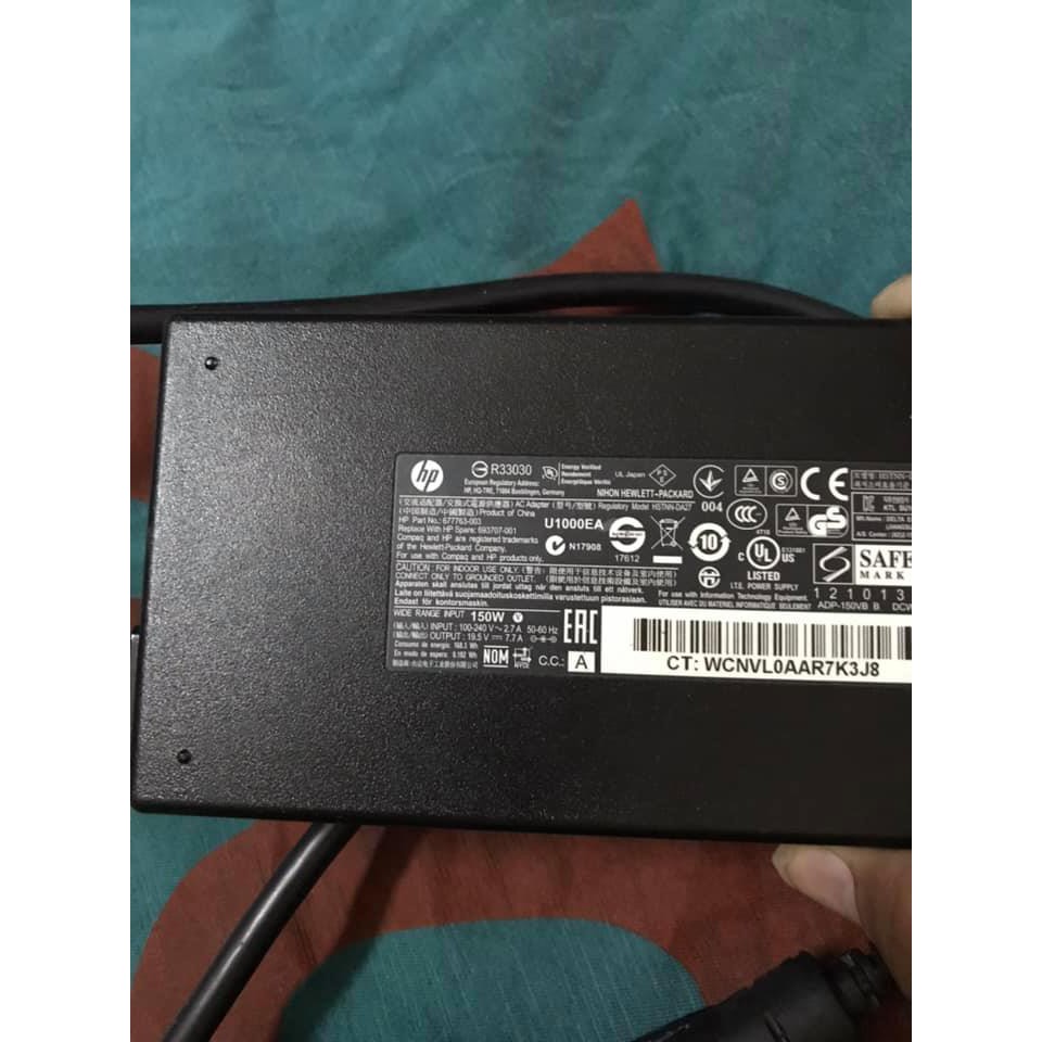 Sạc Laptop HP Kim Lớn 150W Zin Cũ Bóc Máy