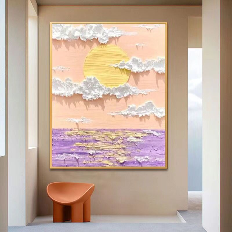 Bộ tranh sơn dầu Hamlet tô màu theo số đơn giản hình nghệ thuật ba chiều treo tường tinh tế cỡ 30*40/ 40*50cm