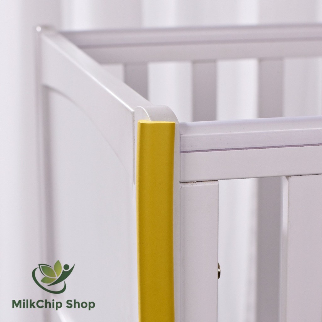 Xốp bọc cạnh bàn, ghế hình chữ L dài 2m an toàn cho bé - Dây cao su che bịt cạnh bàn, ghế AT002