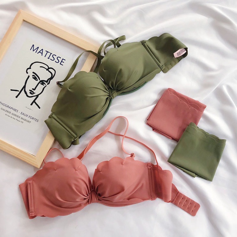 Bộ đồ lót sò nơ siêu xinh Lylylorem BL009