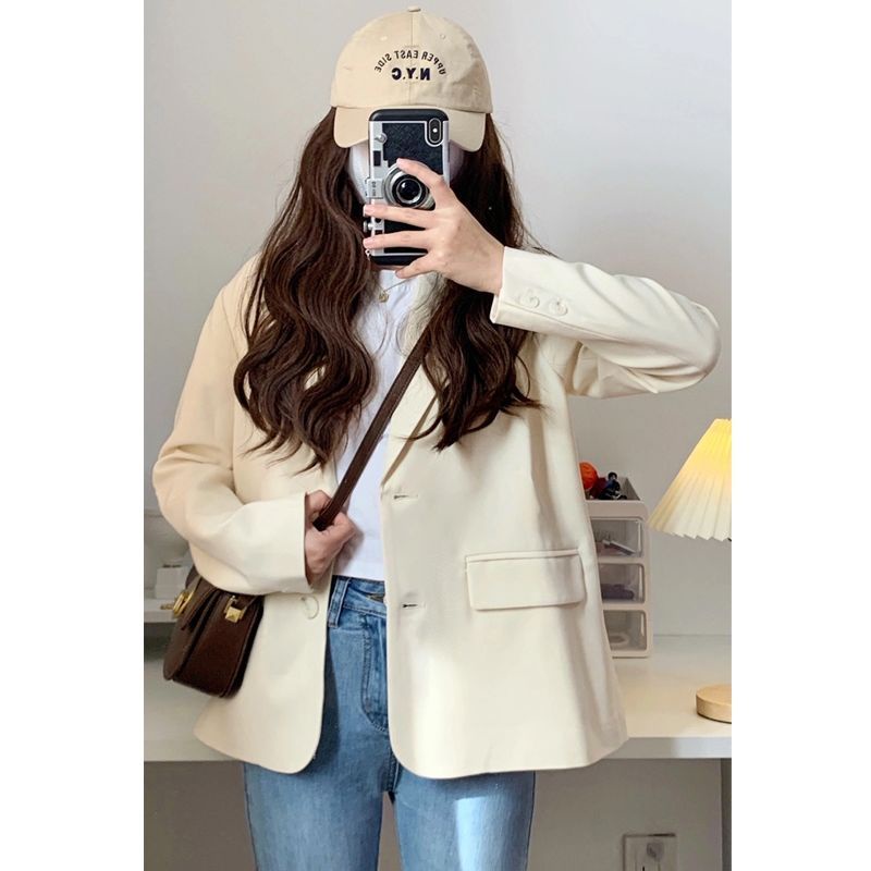 [M &amp; E] Áo Khoác Vest Nhỏ Nhắn Thời Trang Xuân Thu 2022 Dành Cho Nữ