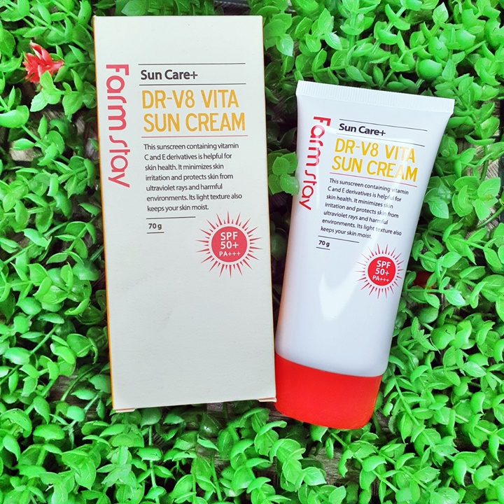 Kem chống nắng Farmstay DR-V8 Vita Sun Cream SPF 50+ PA+++ - TD584