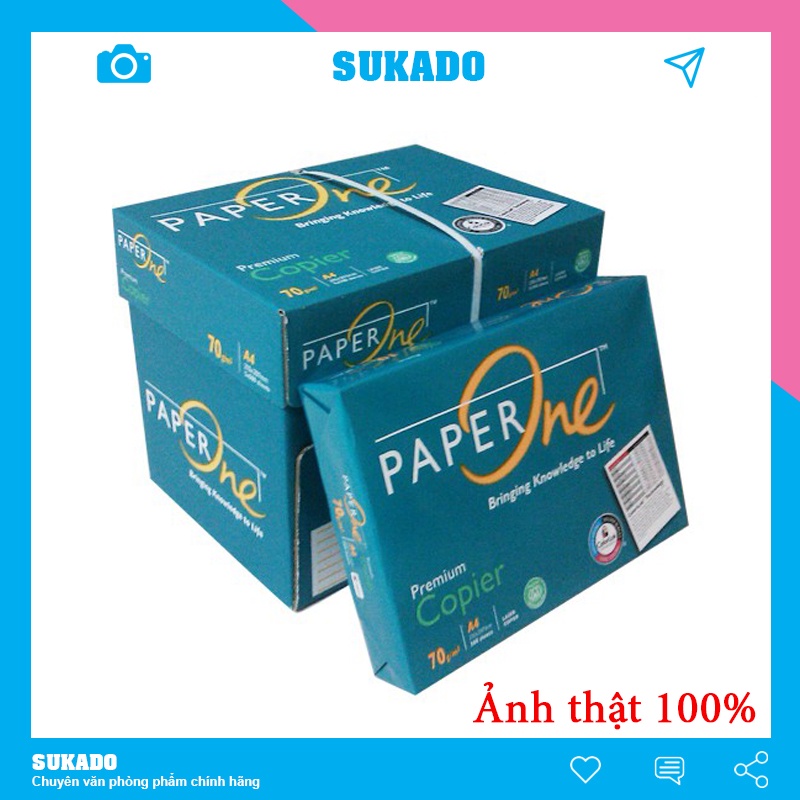 Giấy A4 PaperOne 70 gsm - 80gsm 500 tờ SUKADO