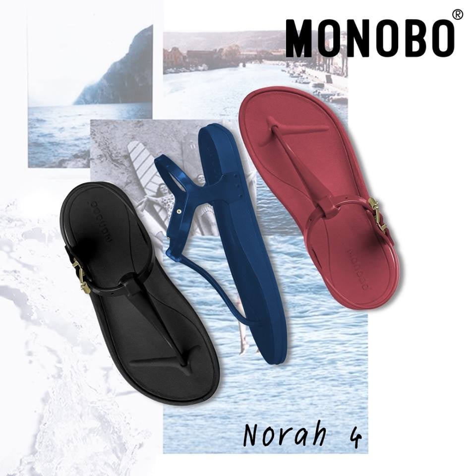 Dép sandal xỏ ngón nữ MONOBO Norah 4 Siêu Êm Nhập Khẩu Thái Lan