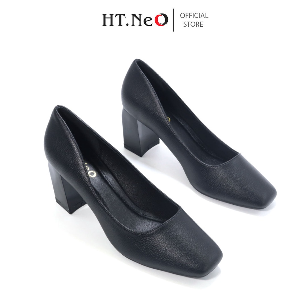 Giày cao gót - Giày công sở nữ HT.NEO da bò thật 100% ,cao 6cm thiết kế sang trọng , lịch sự GC10