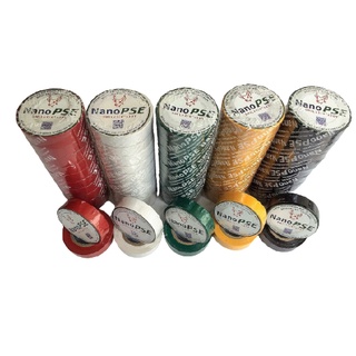 [Bán sỉ theo cây] Băng keo cách điện Đen - Trắng - Đỏ - Xanh lá, băng keo điện NANO PSE cách điện an toàn.