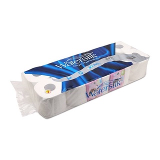 Giấy Vệ Sinh Watersilk 12 Cuộn/1 Dây