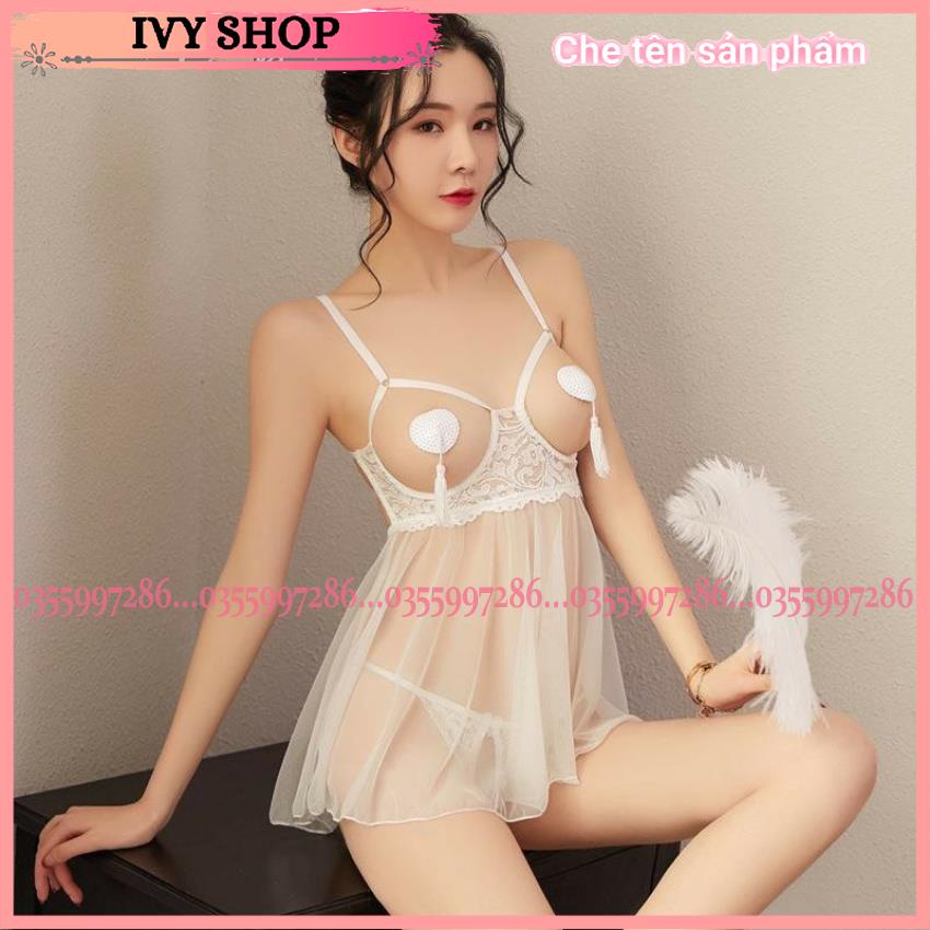 Váy Ngủ Nữ Sexy Gợi Cảm Nữ Hở Ngực Đầm Ngủ Sexy - Vo.1248 - Ivysshop Official