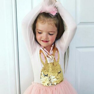 Váy thỏ đính sequin bé gái