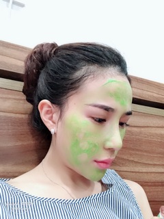 Mặt nạ tươi sữa dê trà xanh