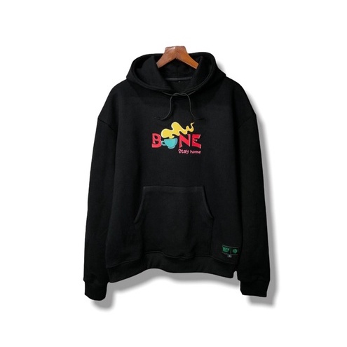 Áo hoodie local brand chính hãng unisex form rộng Bone stayhome
