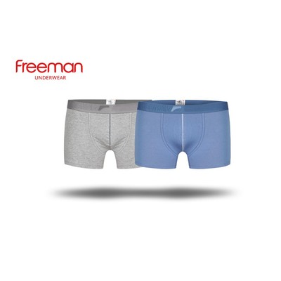 Combo 2 Quần lót boxer nam FREEMAN chất liệu cotton thấm hút mồ hôi tốt 6516