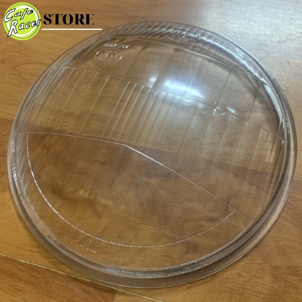 Mặt kính thay thế cho đèn pha xe máy độ CAFE RACER classic Su GN loại gáo đèn tròn 6,5 icnh