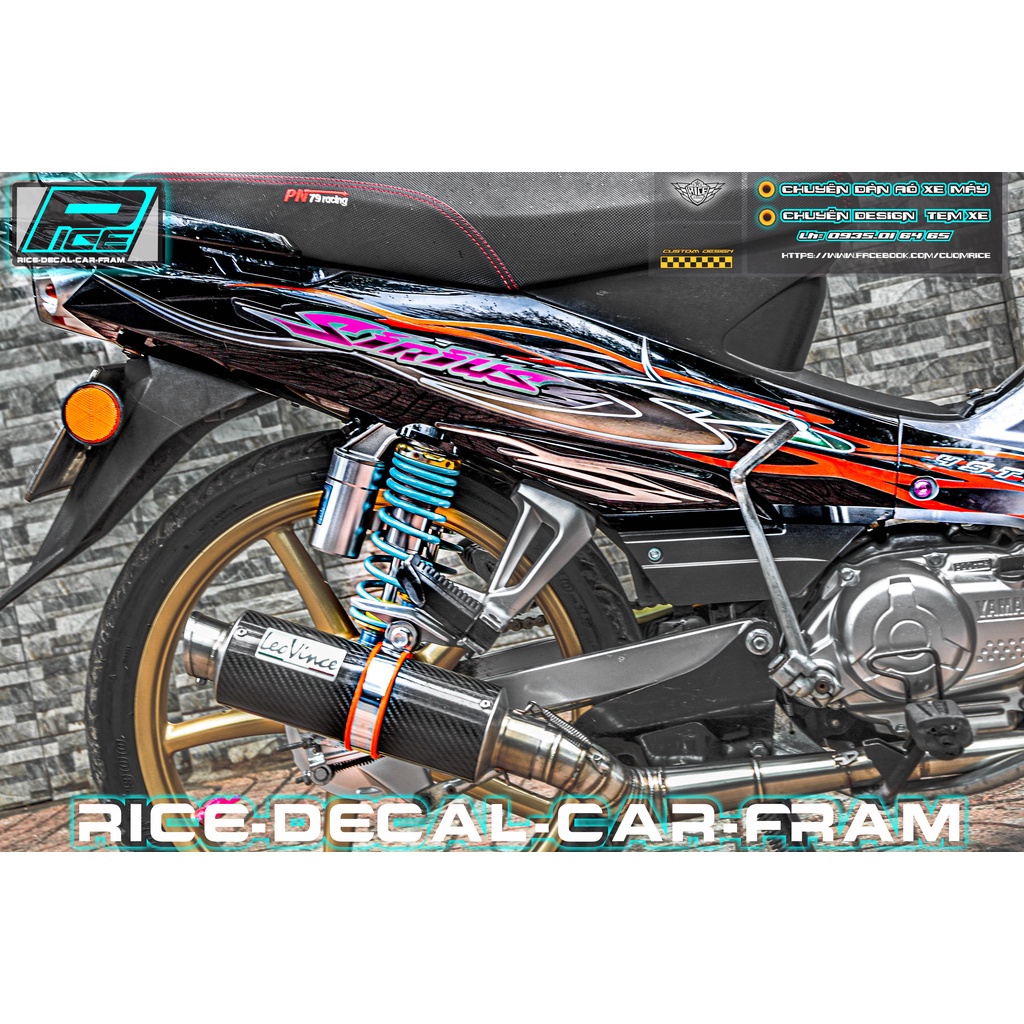 Tem Sirius Full Đen Mẫu S thái