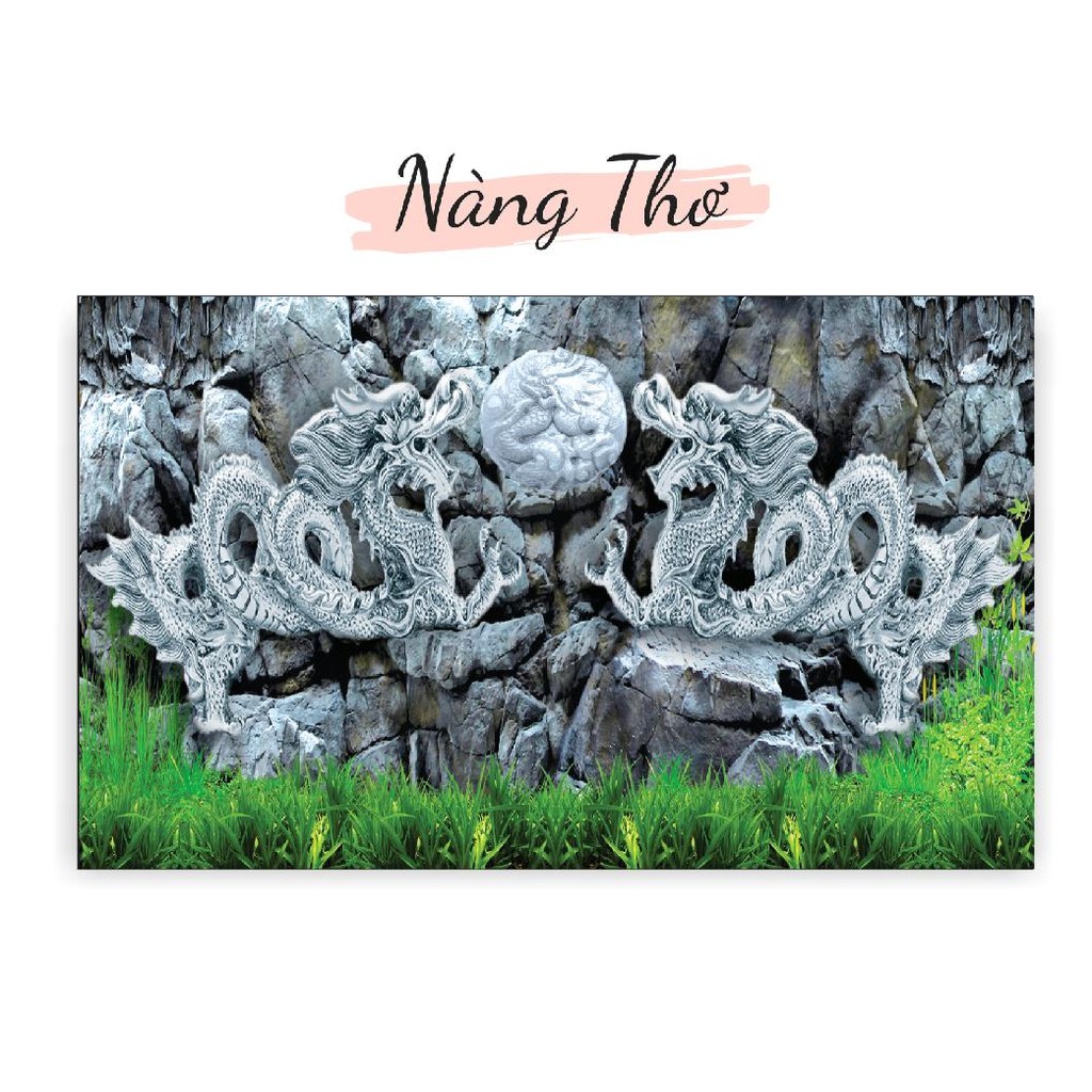 TRANH DECAL DÁN HỒ CÁ NHIỀU KÍCH THƯỚC_THIẾT KẾ NÀNG THƠ