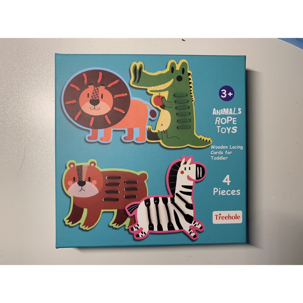 ĐỒ CHƠI GỖ LUỒN DÂY (động vật, hoa quả)
