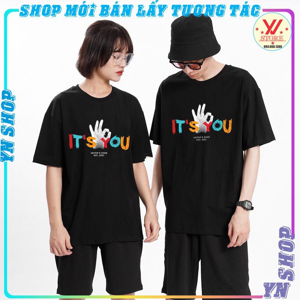 Áo thun tay lỡ cầu thủ Văn Toàn I't s You- It's me , áo phông unisex form rộng hot trend 2021