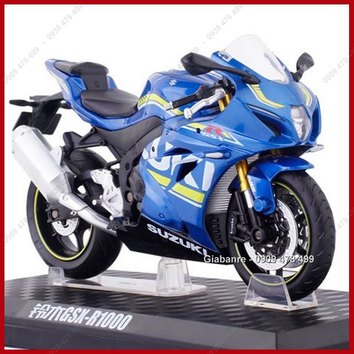 Mô Hình Xe Môtô Suzuki GSX R1000 Tỉ Lệ 1:12  - Caipo - 8726