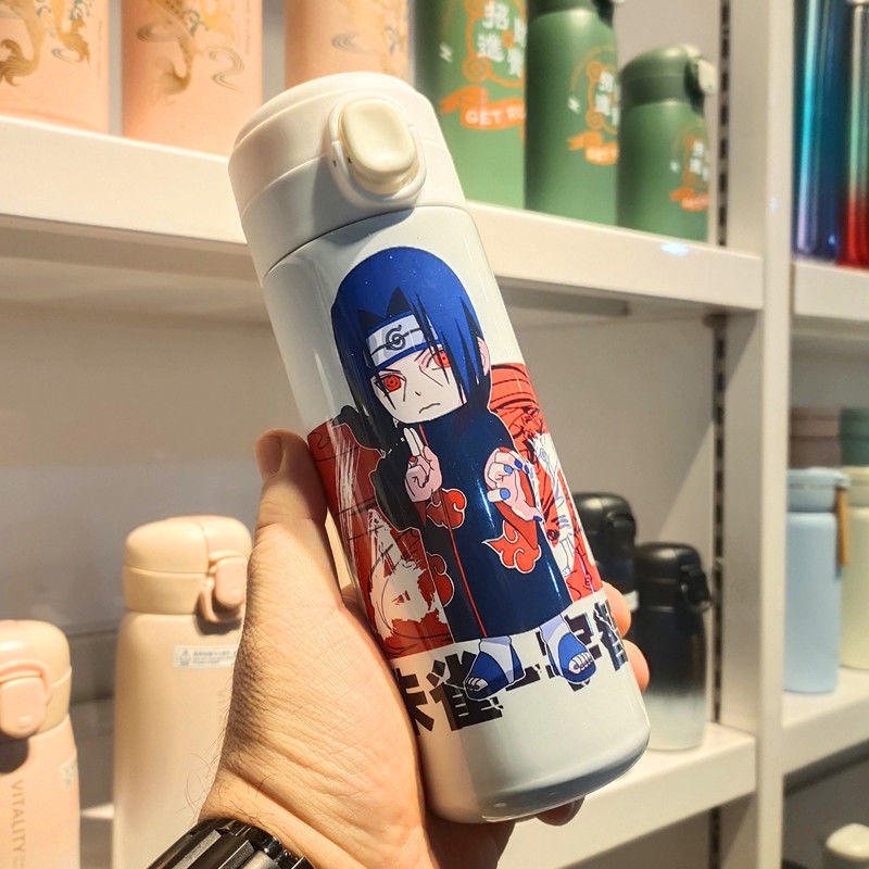 Bình Nước Bằng Thép Không Gỉ In Hình Anime Naruto Uzumaki Naruto Sasuke Xiaobu