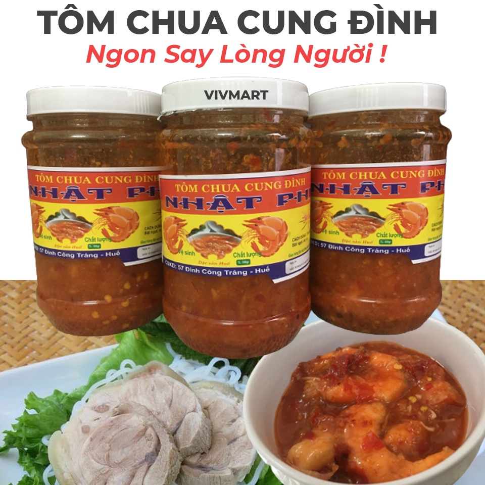 ✅ Tôm Chua Cung Đình Huế - Đặc Sản Cao Cấp Cố Đô, Thơm Ngon Đặc Biệt
