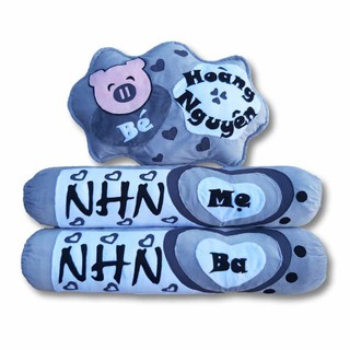 Combo gối handmade cao cấp cho bé làm theo yêu cầu