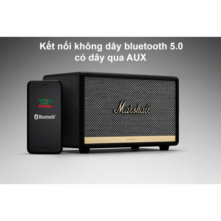 Loa Bluetooth Marshall Acton II (Anh Quốc) Công Suất 30W Bluetooth 5.0 Qualcomm aptX, Bảo Hành 12 tháng