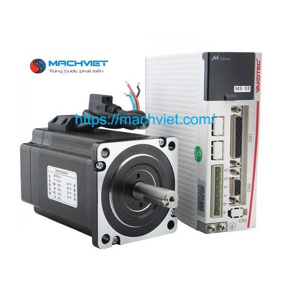 Bộ động cơ Hybrid Servo YAKO 8Nm YK286EC118A1 và Driver MS-S3