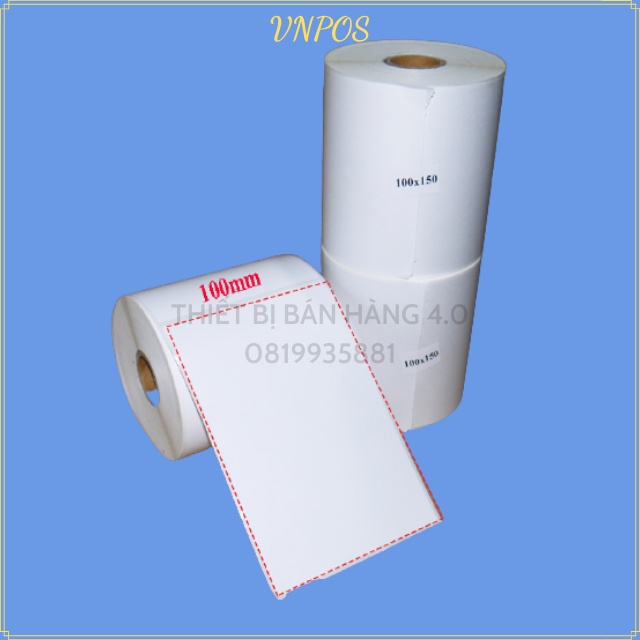 Giấy In VẬN ĐƠN Giao Hàng Từ SHOPEE, GHTK...Tem in nhiệt giao hàng- Khổ giấy A6 100x150mm,