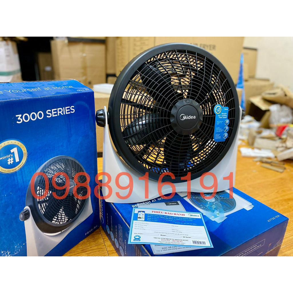 Bảo Hành Toàn Quốc 12 Tháng - Quạt MIDEA FB40-9H - 3 Tốc Độ - Siêu Khoẻ - Hàng Loại 1.