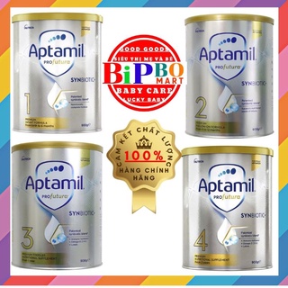 Sữa Aptamil Pro Futura Úc Số 1,2,3 date 2023 – 900 Gram ( MẪU MỚI Synbiotic)