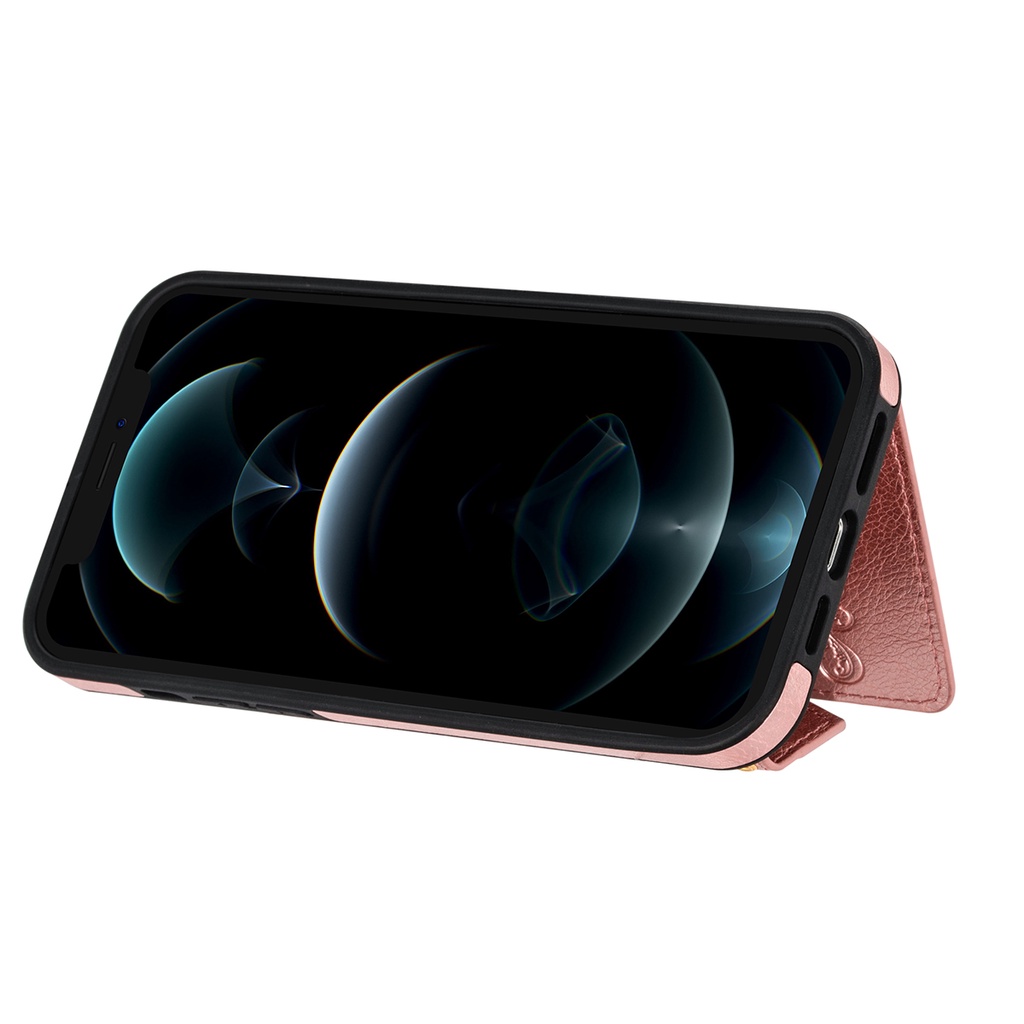 Ốp Điện Thoại Mềm Có Ngăn Đựng Thẻ Và Dây Đeo Chéo Cho iphone 14 pro max 13 pro max 12 pro max 11 pro max x xr xs max 7plus 8plus