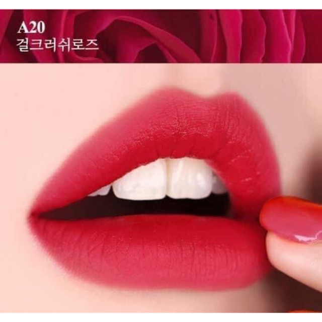 Son Black Rouge màu A20 – Girl Crush Rose: Đỏ hồng berry