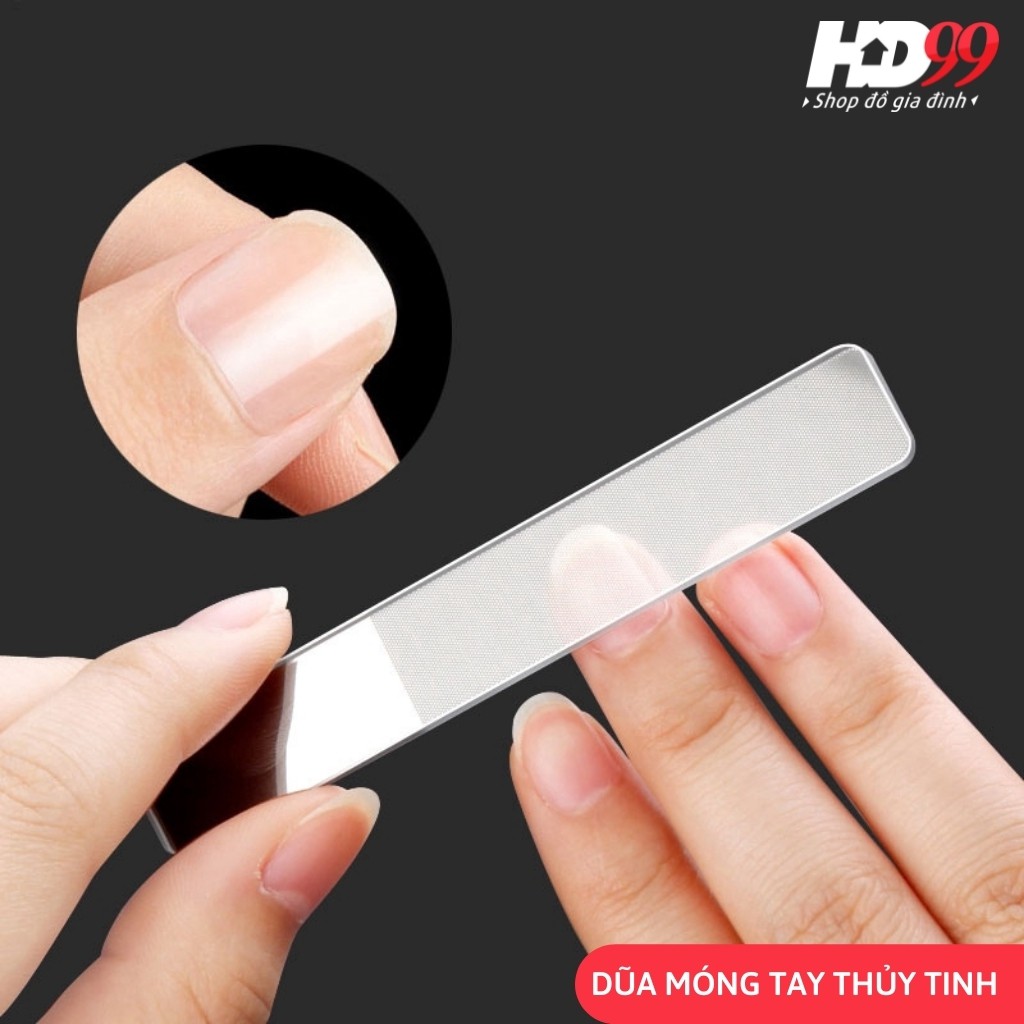 Dũa Móng Tay Thủy Tinh HD99 | Công Cụ Tuyệt Vời Để Tạo Độ Bóng Cho Móng Tay