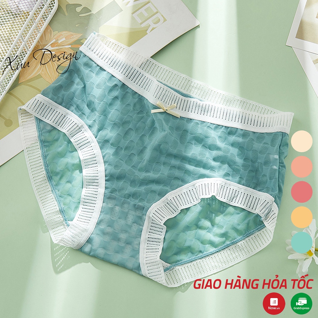 Quần lót nữ su lạnh cao cấp Xuu chất liệu kháng khuẩn co dãn mềm mại thông hơi - QC112