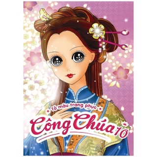 Sách - tô màu trang phục công chúa 10