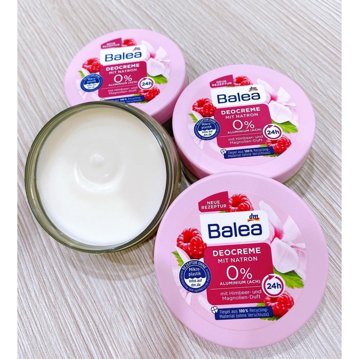 [NỘI ĐỊA ĐỨC] Kem khử mùi hôi nách Balea Deocreme với baking soda, 50ml