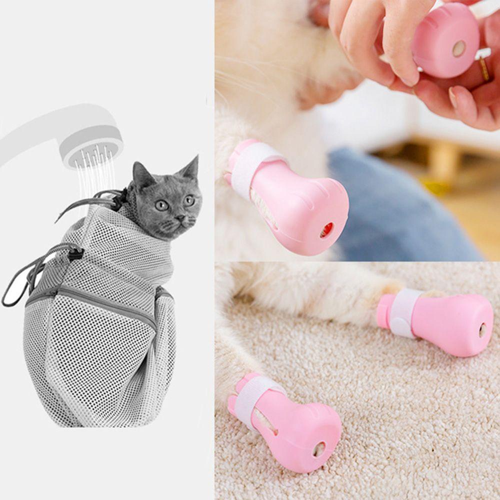 Bộ Vỏ Bọc Bảo Vệ Chân Mèo Chống Trầy Xước Tiện Dụng