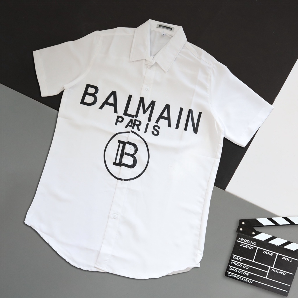 Áo sơ mi nam tay ngắn vải lụa kate cao cấp phong cách bảnh bao sành điệu siêu chất [NEW UNISEX]