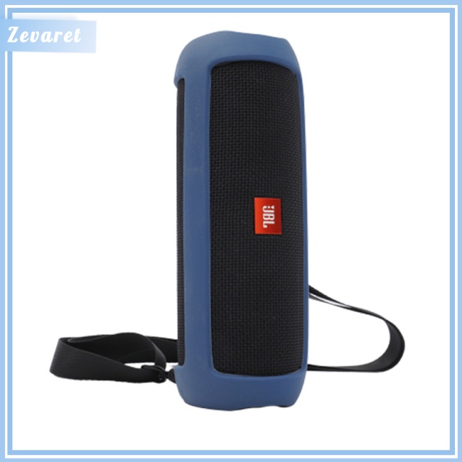 Hộp Đựng Bảo Vệ Loa Zevaret JBL Flip5 Kèm Dây Đeo Vai Bằng Silicon Tiện Dụng Mang Theo Du Lịch